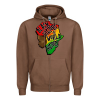 Chestnut black history is world history Zipper Hoodie - CowGirlArtShop