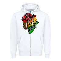 White black history is world history Zipper Hoodie - CowGirlArtShop