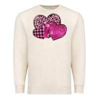 Sandshell breast cancer hearts Premium Sweatshirt - FaDigitalArtStudio