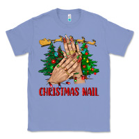 Colony Blue christmas nail bbs Classic Tee - BundleAndBundleShop