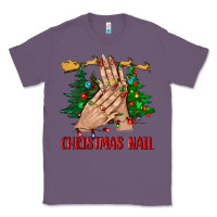 Lavender christmas nail bbs Classic Tee - BundleAndBundleShop