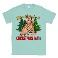 Seafoam christmas nail bbs Classic Tee - BundleAndBundleShop