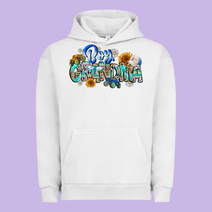 Boy Grandma Urban Hoodie Designed By Cowhidedigitalart