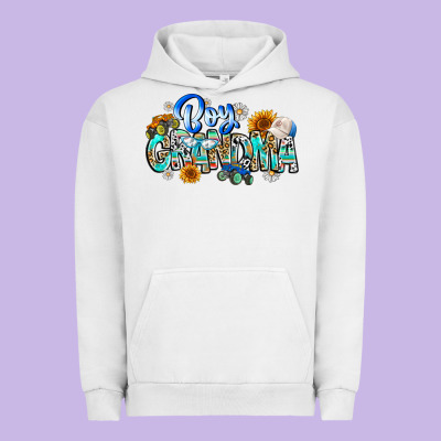 Boy Grandma Urban Hoodie Designed By Cowhidedigitalart