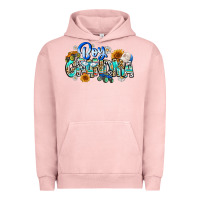 Pigment Salmon boy grandma Urban Hoodie - CowhideDigitalArt