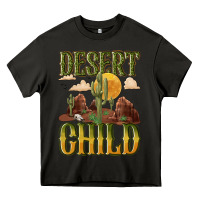 Asphalt desert child cactus Heavy Core Tee - NancyCooperArtShop