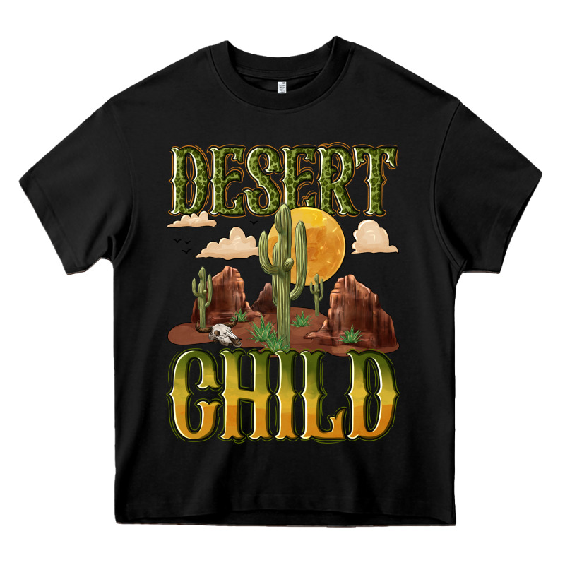 Desert Child Cactus Heavy Core Tee by NancyCooperArtShop | Teevron