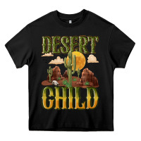 Black desert child cactus Heavy Core Tee - NancyCooperArtShop