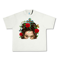 Pistachio Messy Bun Mom Faith And Rose Urban Heavy Tee - BundleAndBundleShop