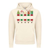 Vintage Artic add your personalization christmas pencils Vintage Hoodie - MaliasSmallBusiness