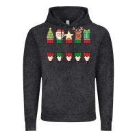 Vintage Black add your personalization christmas pencils Vintage Hoodie - MaliasSmallBusiness
