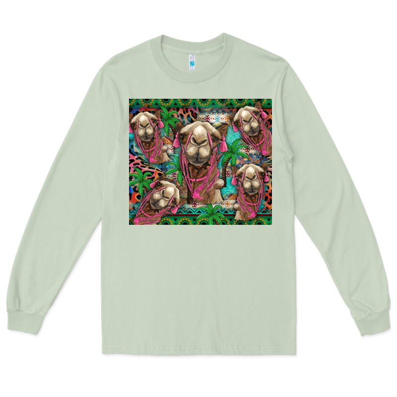 Camel Face Long Sleeve Tee by BarkalooDesign | Teevron