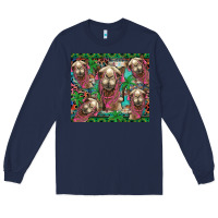Navy camel face Long Sleeve Tee - BarkalooDesign