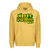 Antique Gold Happy St. Patrick's Day Premium Hoodie - HowdyJamesFarm