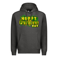 Charcoal Heather Happy St. Patrick's Day Premium Hoodie - HowdyJamesFarm