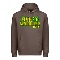 Coffee Happy St. Patrick's Day Premium Hoodie - HowdyJamesFarm
