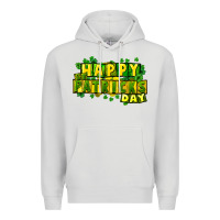 Dove Grey Happy St. Patrick's Day Premium Hoodie - HowdyJamesFarm