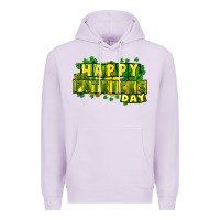 Lilac Happy St. Patrick's Day Premium Hoodie - HowdyJamesFarm