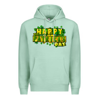 Seafoam Happy St. Patrick's Day Premium Hoodie - HowdyJamesFarm