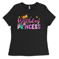 Black birthday princess Ladies Tee - NancyCooperArtShop