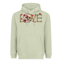 Matcha Skull love Valentine's Day Heavyweight Hoodie - FaDigitalArtStudio