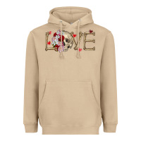 Mushroom Skull love Valentine's Day Heavyweight Hoodie - FaDigitalArtStudio