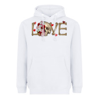 White Skull love Valentine's Day Heavyweight Hoodie - FaDigitalArtStudio