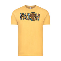 Vintage Mustard faith cross Vintage Tee - JahusDesignShop