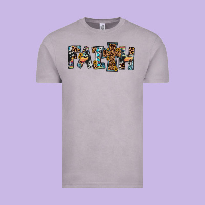 Faith Cross Vintage Tee Designed By Jahusdesignshop