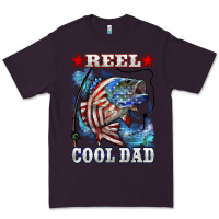 Plum Reel Cool Dad Bass Premium Tee - LillyAllenDesigns