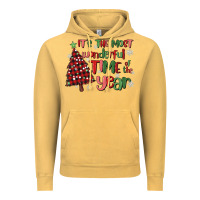 Vintage Mustard its wonderful time of the year Vintage Hoodie - MaliasSmallBusiness