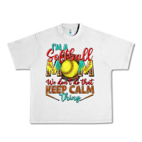 Lunar Rock I'm a Softball mom we don't do that keep calm Urban Heavy Tee - BundleAndBundleShop