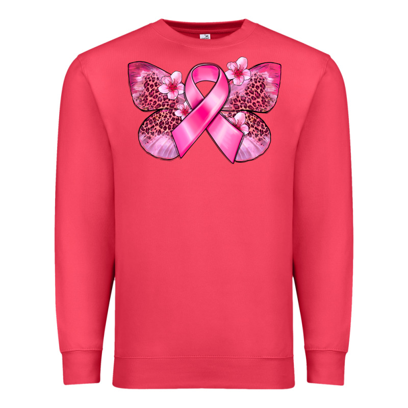 Cancer Butterfly Premium Sweatshirt by FaDigitalArtStudio | Teevron