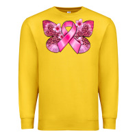 Lemon Cancer butterfly Premium Sweatshirt - FaDigitalArtStudio