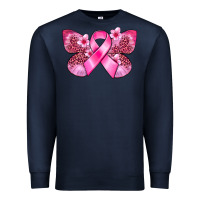Navy Cancer butterfly Premium Sweatshirt - FaDigitalArtStudio
