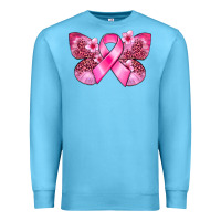 Ocean Blue Cancer butterfly Premium Sweatshirt - FaDigitalArtStudio