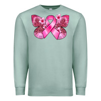 Seafoam Cancer butterfly Premium Sweatshirt - FaDigitalArtStudio