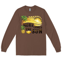 Chestnut here comes the sun Long Sleeve Tee - BarkalooDesign