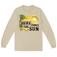 Mushroom here comes the sun Long Sleeve Tee - BarkalooDesign