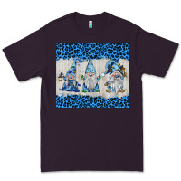 Plum snowy christmas gnomes Premium Tee - BarkalooDesign