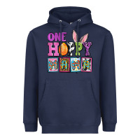 Navy Easter Day One hoppy mama Heavyweight Hoodie - OliviaCreatesArt