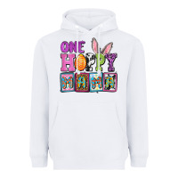 White Easter Day One hoppy mama Heavyweight Hoodie - OliviaCreatesArt