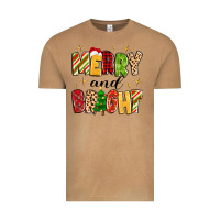 Vintage Camel merry and bright Vintage Tee - MaliasSmallBusiness