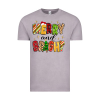 Vintage Zinc merry and bright Vintage Tee - MaliasSmallBusiness