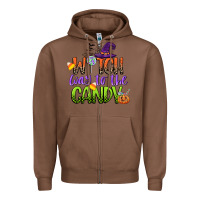 Chestnut witch way to the candy Zipper Hoodie - CowGirlArtShop