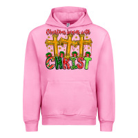 Fuchsia Pink christmas begins with christ Urban Hoodie - CowhideDigitalArt