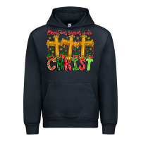 Navy christmas begins with christ Urban Hoodie - CowhideDigitalArt