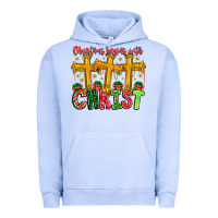 Pigment Grape Ice christmas begins with christ Urban Hoodie - CowhideDigitalArt