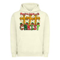 Pigment Pistachio christmas begins with christ Urban Hoodie - CowhideDigitalArt