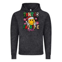 Vintage Black santas favorite girl Vintage Hoodie - MaliasSmallBusiness